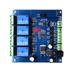 1-10PCS Modbus RTU DC7-24V 4 Channel Relay Control Switch RS485/TTL UART Module