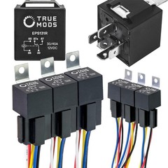 6 Pack BOSCH STYLE 5 PIN 12V Relay Kit ,12 Volt Automotive Relays for Auto Fan