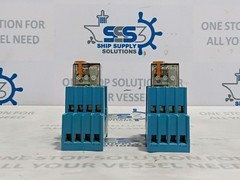 Finder Type 55.34 Relay With Scoket 24VAC 5A 250V