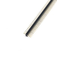 Single Straight Row Pin Header Strip 50Pin 1.27mm Pitch Connector Kit PCB DIY