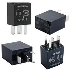 8Pcs 12VDC 4-Pin Automotive Relay, Compatible with Ford, High-Performance Relay