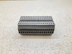 Entrelec M4/6-4A Gray Grey Wire Terminal M464A Lot of 18 (VT)