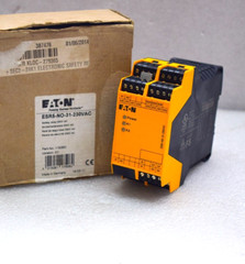💥 EATON ESR5-NO-31-230VAC DUAL-CHANNEL SAFETY RELAY 230 VAC P/N 119380