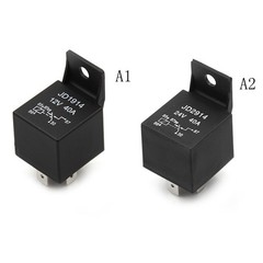 5Pin 40A Car Relay Automotive Normally Open DC 12V/24V Relays for Head Light HJ