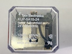 Tyco Electronics KUP-5A15-24 Relay 10A 24VDC 1/3HP LOT OF 3