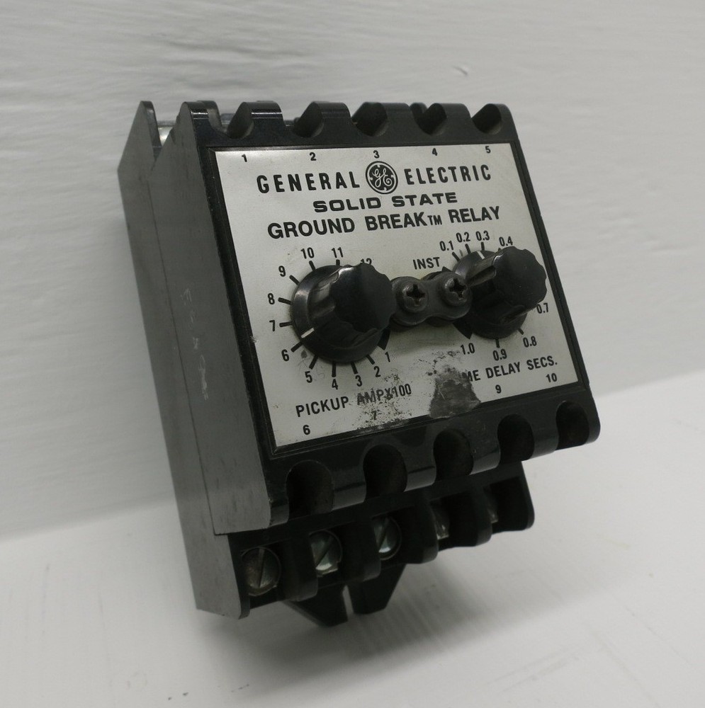 GE TGSR12 Solid State Ground Break Relay TGS General Electric TGSR Class 1