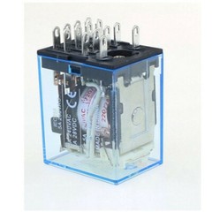 MY4NJ DC12V DC24V AC220V Miniature Relay 4DPDT 14Pins 5A HH54PL PYF14A Socket