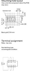 Axicom 5V Coil 2 Amp Relay Rated at 250 VAC – Tiny 5 V PC Mount Relay FP2