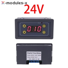 DC5/12/24V AC110-220V Delay Time Relay Module Timing Delay Cycle Switch Timer