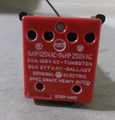 GE RR7 1/2 HP 125VAC-1 1/2HP 250VAC Remote Lighting Control Relay