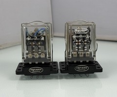 2pc Lot Artisan Electronics 3PDT Plug In 11 Pin Relay – Model RWP 3C 120 VAC EUC