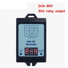1/2x DC Voltage Detection Control Relay 6-80V/48V60V Battery Charge & Discharge