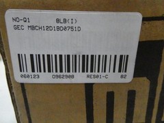 Gec MBCH12D1BD0751D Instantaneous Overcurrent Relay 110/125v-dc