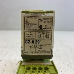 RELCO EDL CW2 MRC C2-A29 Relay w/ Socket 10A 380V 24VDC