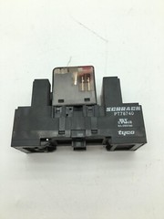 Schrack PT570730 Power Relay Plug-In 6 Amp 250 Volt 14-Pins with Base PT78740
