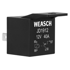 2 Pack Car Relay, 12V 40A, 4 Pin SPST, Automotive Switches and Starters, Wate…