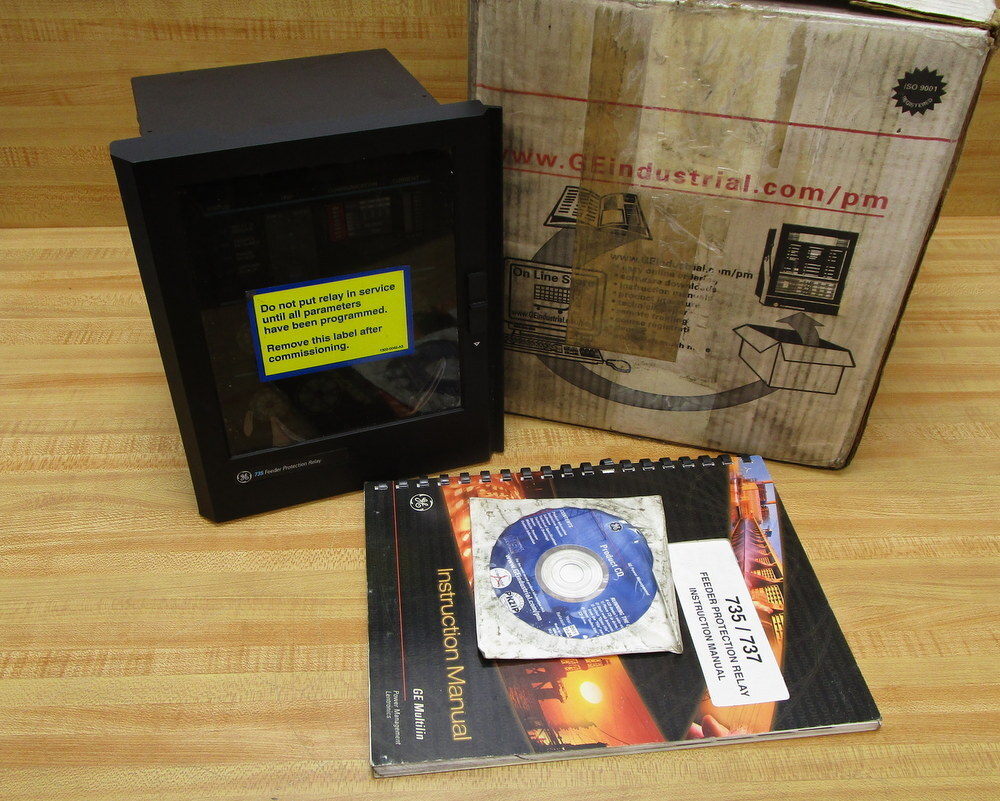 General Electric 735-5-5-HI-485 Feeder Protection Relay SR 735-CASE GE