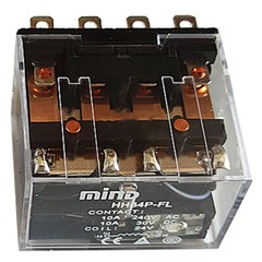 1PCS HH64P-FL Mind 24VDC Intermediate Relay 10A 240VAC/30VDC 14Pins