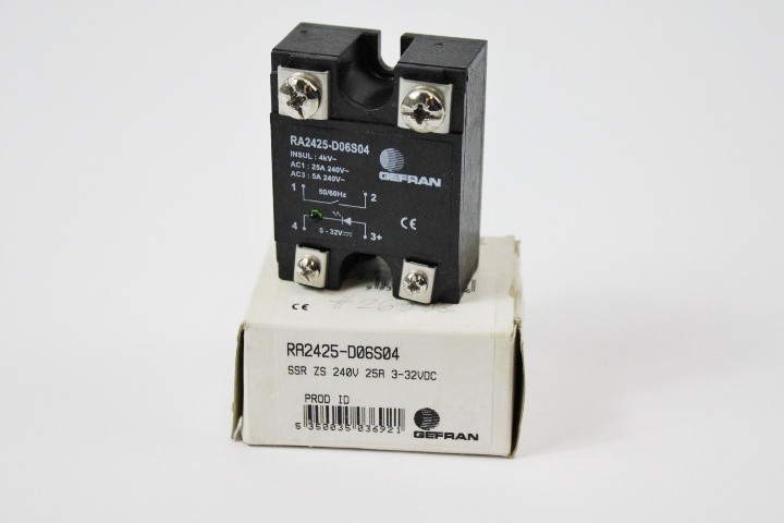 Gefran RA2425-D06S04 Electronic Load Relay -Unused/Original Box-