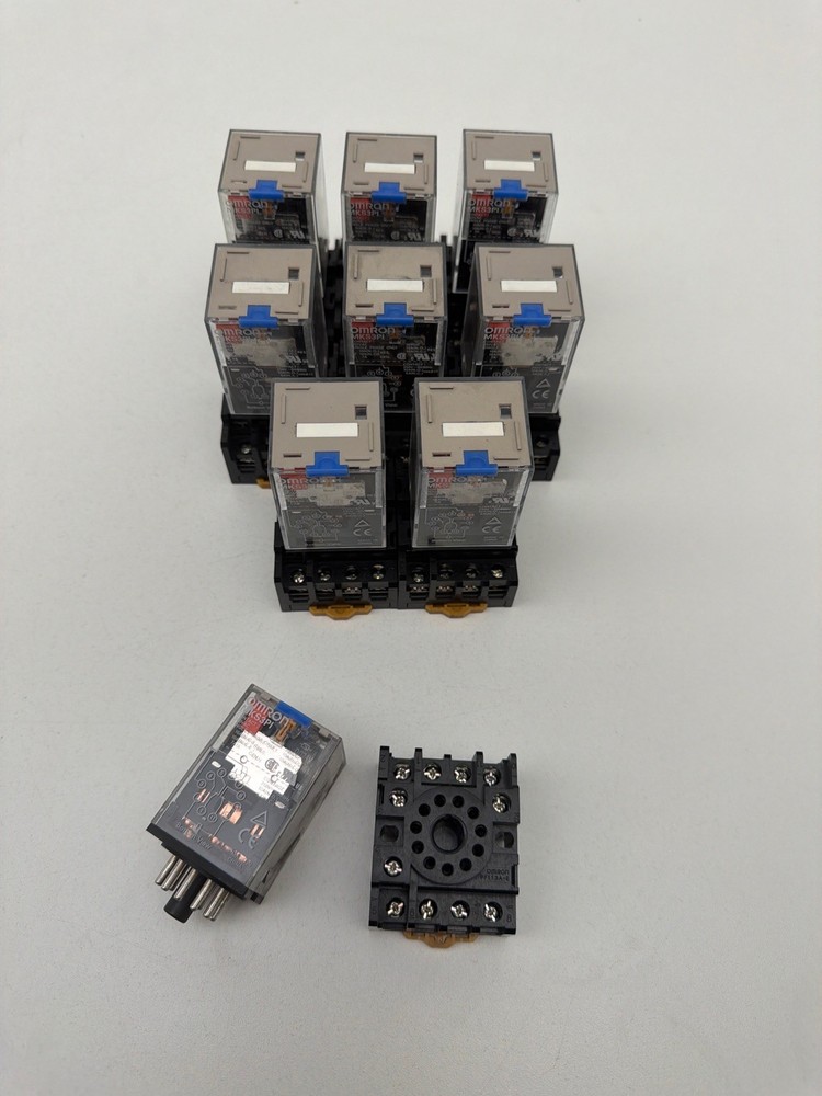 Omron MKS3PI General Purpose Relay, 3PDT, 24VDC, 10A, 11-Pin w/ PF113A-E Socket