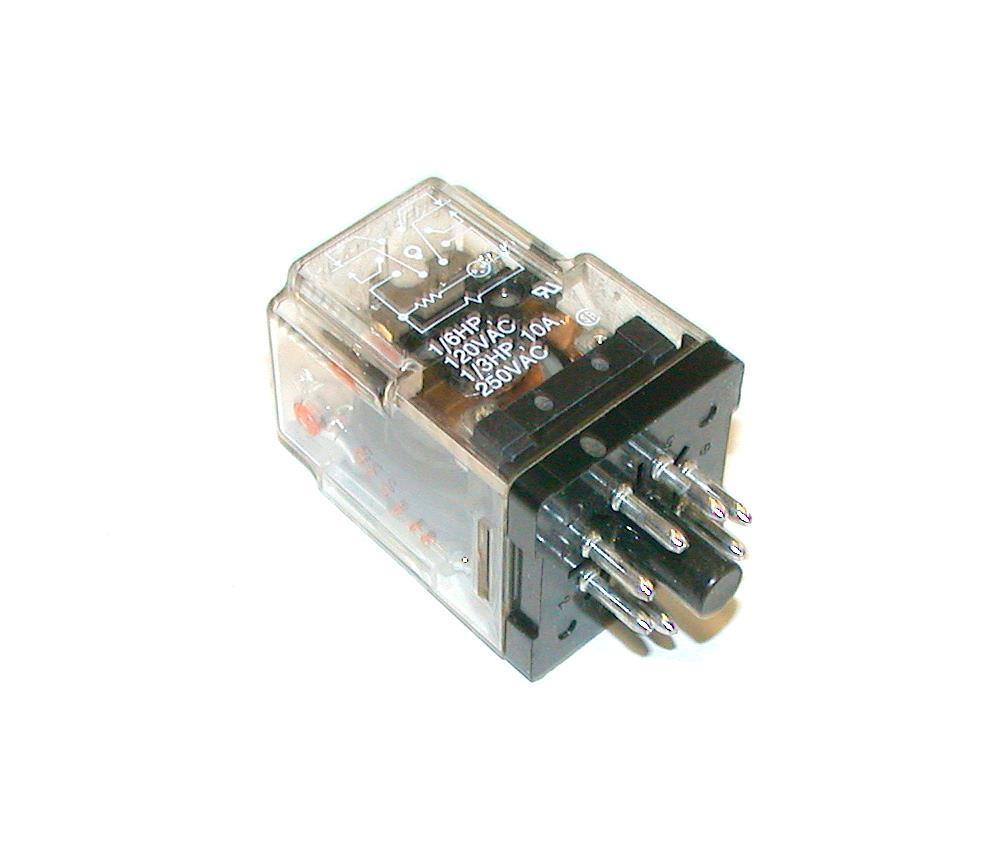 POTTER & BRUMFIELD GENERAL PURPOSE RELAY 10 AMP KRPA-11AN-120 (`3 AVAILABLE)