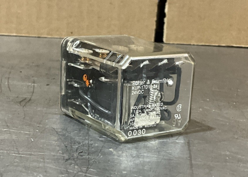 Potter and Brumfield Relay KUP17D19-24 24VDC Coil 4PDT 10A
