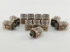 LOT OF 12 AMF Potter & Brumfield KRP 14DG Power Relay 24V DC, 10A, 1/6 HP, 120V