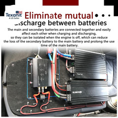 500 Amp Battery Isolator and Relay for Marine, Mobile Audio, Off-Road, Power Spo