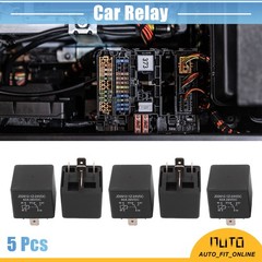 FIVE Car Vehicle Fuse Relay Switch Power JD2912-1Z-24VDC 5 Pin 40A 28VDC DC 24V