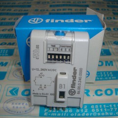 Finder 86.00.0.240.0000 Multi-Function Timer Module Power Relay 12V-240V AC/DC