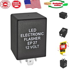 Compact 5-Pin Electronic LED Relay – Easy Installation for Various Vehicles