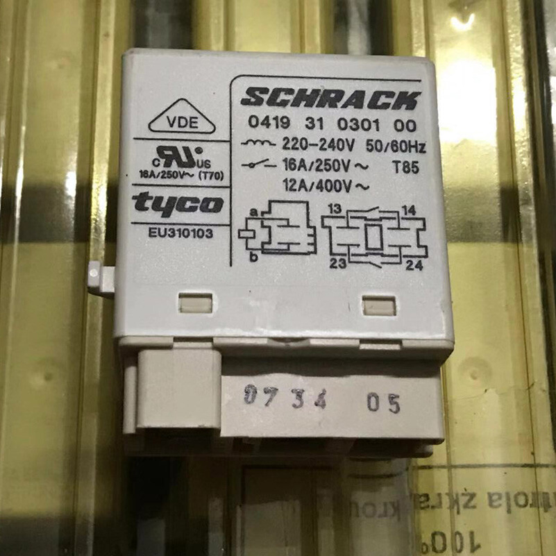 1PC Tyco 041931030100 220-240V Automotive Relay 16A 250VAC