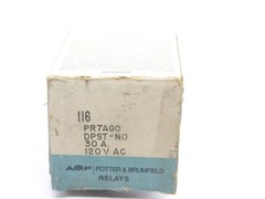 POTTER&BRUMFIELD PR7AG0 120VAC 30A NSMP