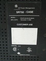 GE SR 750 Feeder Management Relay, For PARTS/REPAIR