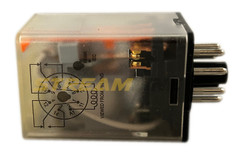 Eaton D3RR2T General Purpose Relay, 8-Pin Octal, 10 Amp, 24Vac, DPDT, Plug-In