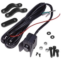 12V Winch Rocker Thumb Switch with Mounting Bracket Handle Bar Control Switch…