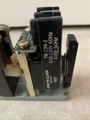 Joslyn Clark Cat. No. 5SRR-76 Relay TB-139-1 110-120V AC