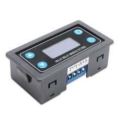 Delay Relay Module, DC 6-30V Timer Relay 12V 24V 0.01s-9999min 50mA Digital T…
