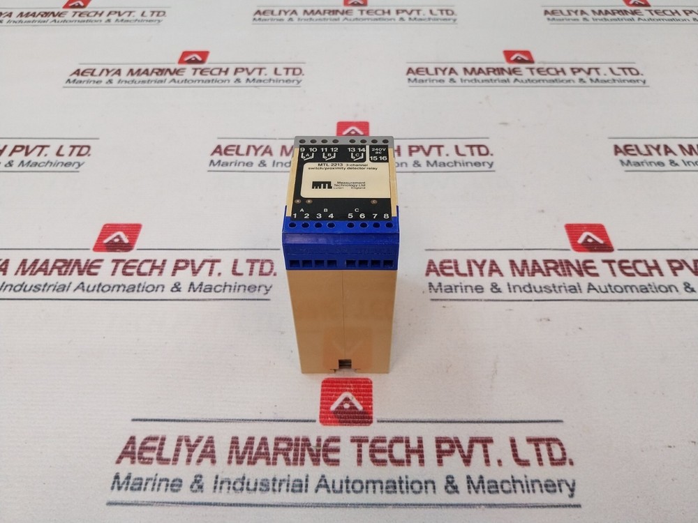 Measurement Technology MTL 2213 Proximity Detector Relay 3-Channel Switch