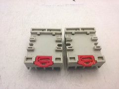 EATON D3PA2 RELAY SOCKET 10/15A 300/600V AC DIN RAIL MOUNT SERIES A2 (LOT OF 2)