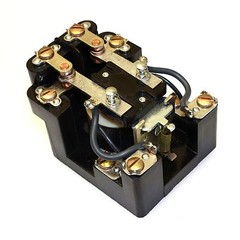 LINE ELECTRIC STA-2A-24VAC dpdt 24VAC 25A open-frame heavy-duty power relay Qty1