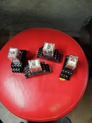 LOT OF 4 Omron MY4N-D2 24 VDC W/ SOCKET
