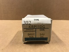 NOS Vintage Potter & Brumfield Relay, Type 302, KRP11DG
