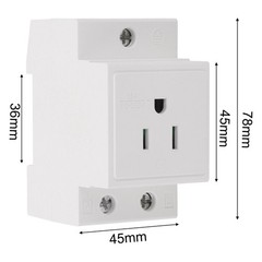 Easy Integration DIN Rail Socket for Convenient Mounting on Rail Installation