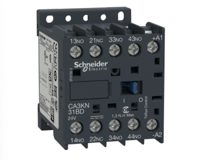 CA3KN31BD Control Relay, TeSys K, 3 NO + 1 NC, lt or Eq to 690V, New