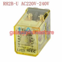 2PCS For IDEC intermediate relay RH2B-U-AC220V-240V 2 open 2 closed large 8 feet