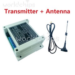 8 CH 433MHz Lora Remote Control Point to Point Feedback Wireless IO Relay Switch