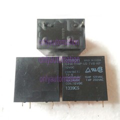 10PCS OMRON G4W-1114P-US-TV8-HP 12VDC Power Relay 4Pin 15A 250VAC~