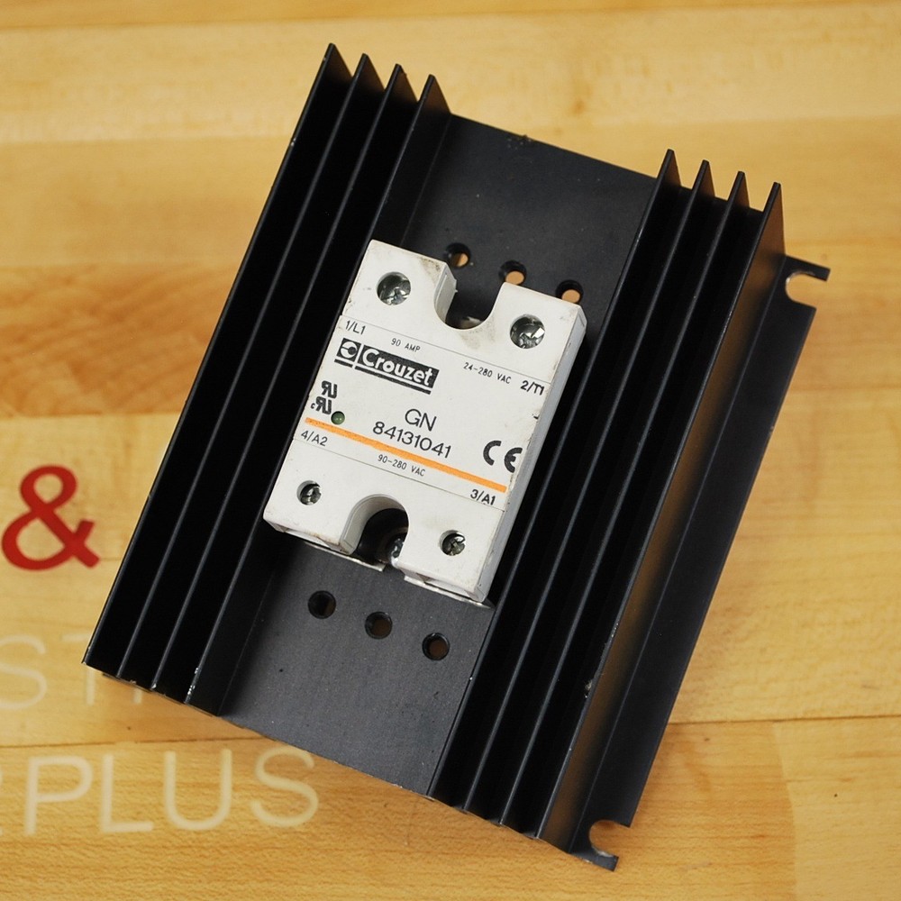 Crouzet 84131041 Solid State Relay. Volts:24-280 Vac, Amps:90 – PARTS ONLY