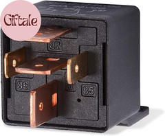 2 Packs Car Relay with Harness Truck Motor Heavy Duty 5-Pin 80A 12V Relay On/Off